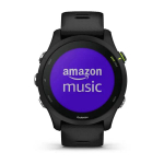 Смарт часы Garmin Forerunner 255 Music с черным ремешком