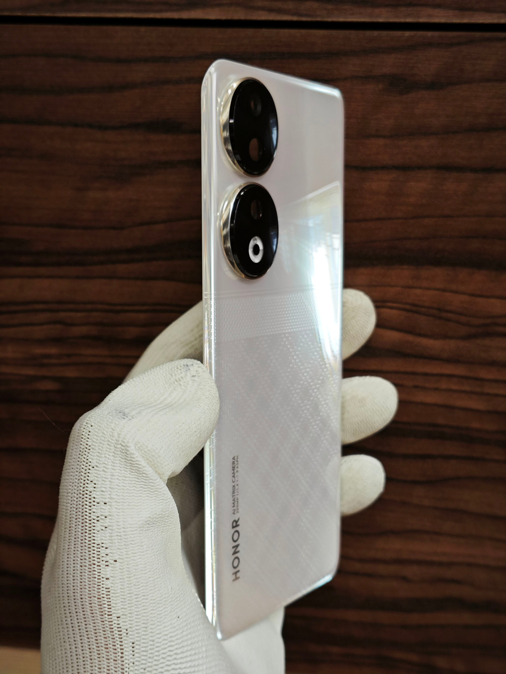 Задняя крышка ОRIGINАL для HONOR 90 REA-NX9 ( заднее стекло ) цвет: Серебристо Белый
