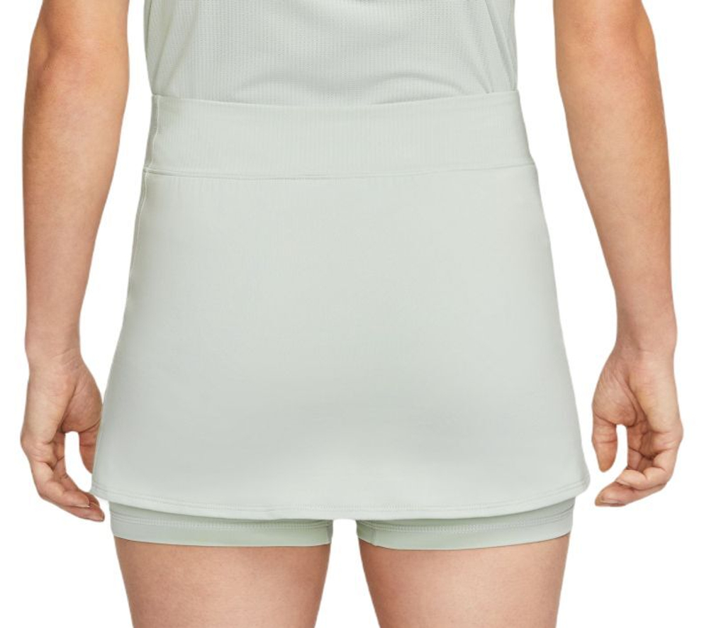 Теннисная юбка Nike Court Victory Skirt - light silver/black