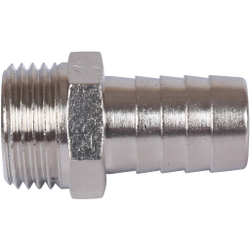 Штуцер НР никелированный      1/2"x16