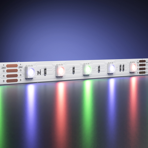 Светодиодная лента Maytoni Ultra 24В 5050 14,4Вт/м RGB 5м IP 20 201139