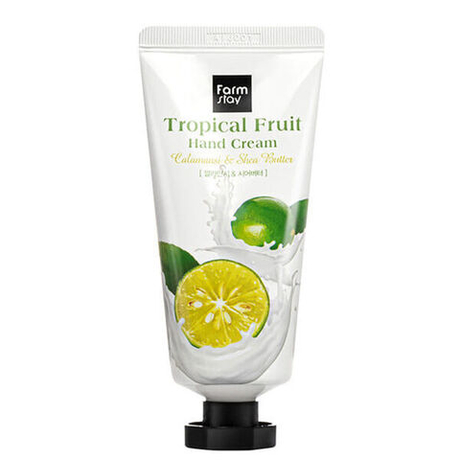 Крем для рук с маслом ши и каламанси FarmStay Tropical Fruit Hand Cream Calamansi & Shea Butter, 50мл