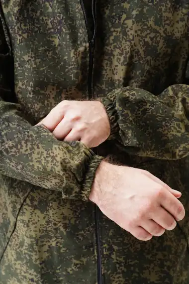 Брюки камуфляжные Зеленый пиксель прямого кроя Сорочка