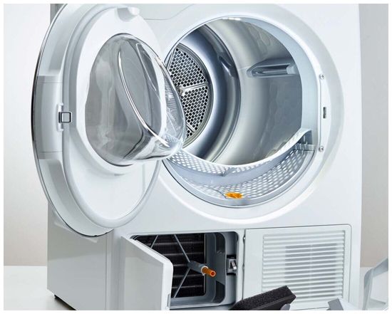 Сушильная машина Miele TEF775WP ChromeEdition (дисплей на немецком языке), белый лотос