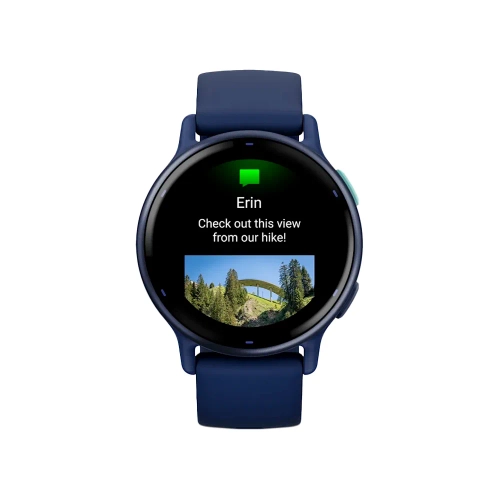 Умные часы Garmin Vivoactive 5, 42.2mm, Metallic Navy (010-02862-12)