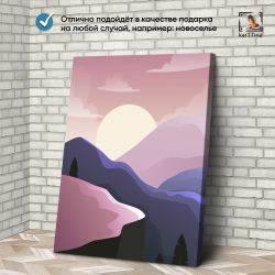 Картина karTTina "Земли грез", 150 см х 70 см