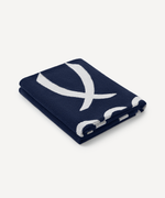 Полотенце спортивное JOGEL ESSENTIAL Towel L, 70х140, темно-синий/белый