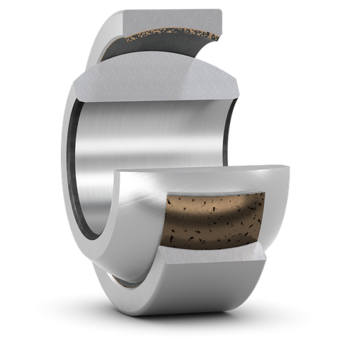 SKF GEH 17 C — радиальный сферический подшипник скольжения 17×35×20 мм