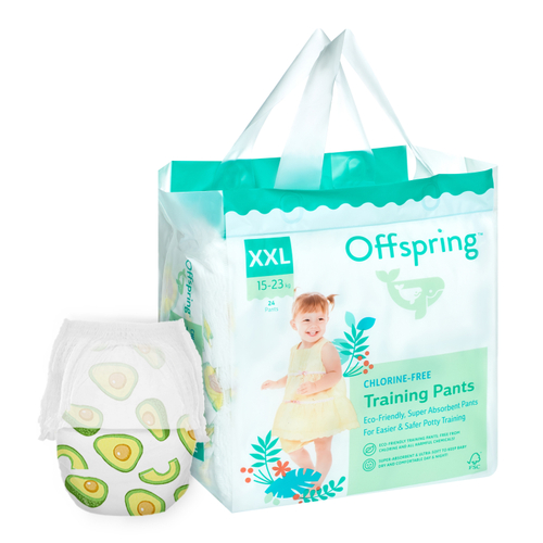 Offspring трусики-подгузники, XXL 15-23 кг. 24 шт. расцветка Совы
