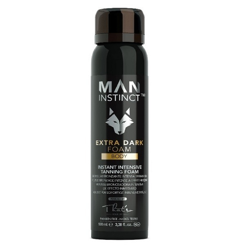 Мусс-автозагар мужской моментальный интенсивный темный That`So Man Instinct Extra Dark Foam 100мл