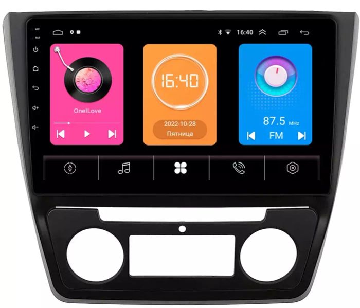 Магнитола для Skoda Yeti 2009-2018 (климат) - GT10-1341 на Android 10