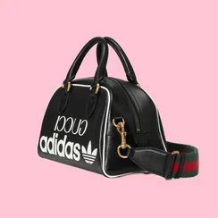 Миниатюрная сумка-дафл Adidas X Gucci черный
