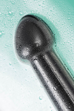 Черный нереалистичный фаллоимитатор 20см ToyFa Jelly Dildo L 882027-5