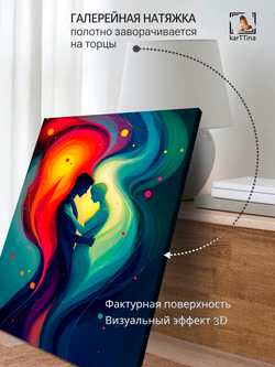 Картина "Пара на закате", галерейная 30х40см 1шт.