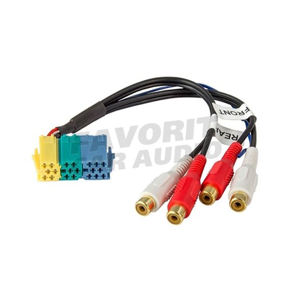 MiniISO 4RCA AURA AWZ-2022 / CARAV 15-201 / FORCAR ISO-003