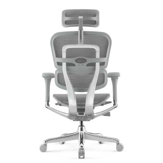 Кресло FALTO Ergohuman 2 Elite (алюминий, наклон вперед, сетка, серый)