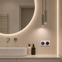 Рамка на 2 поста KRANZ Miele Round Перламутр KR-78-0752-1