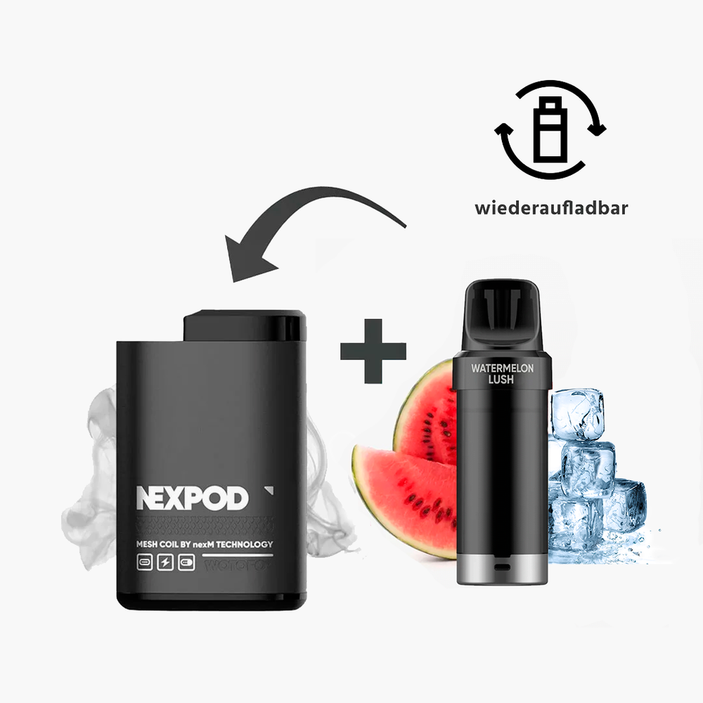 nexPOD Prefilled Pod Kit - Watermelon Lychee (5% nic)
