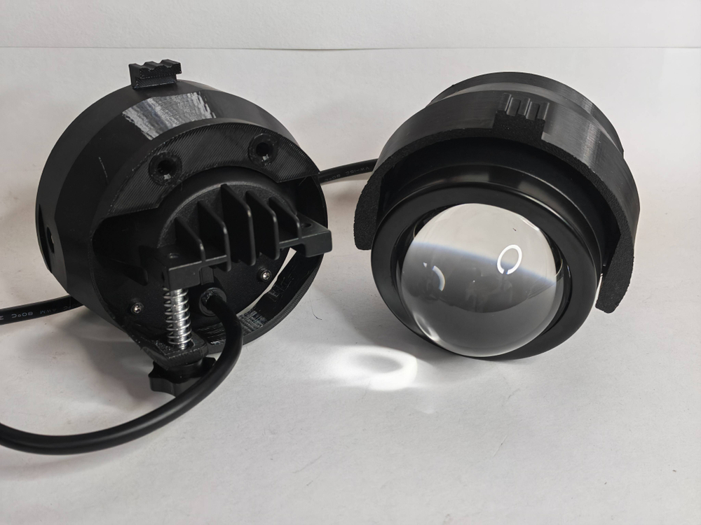M-01 ПТФ Subaru Ближний, линзы (Subaru Forester SH5 (2007-2013)), светодиодные противотуманные фары, M-01 - 10035 (2 шт. / комплект)