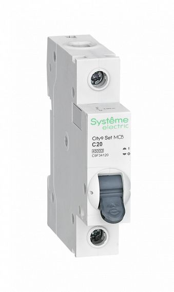Автомат Systeme Electric City9 Set 1П 20А-С 4,5кА 37779