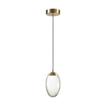 Подвесной светильник 3W 3000K 7159/3L бронза PURA Odeon Light
