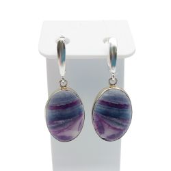 Серьги из флюорита