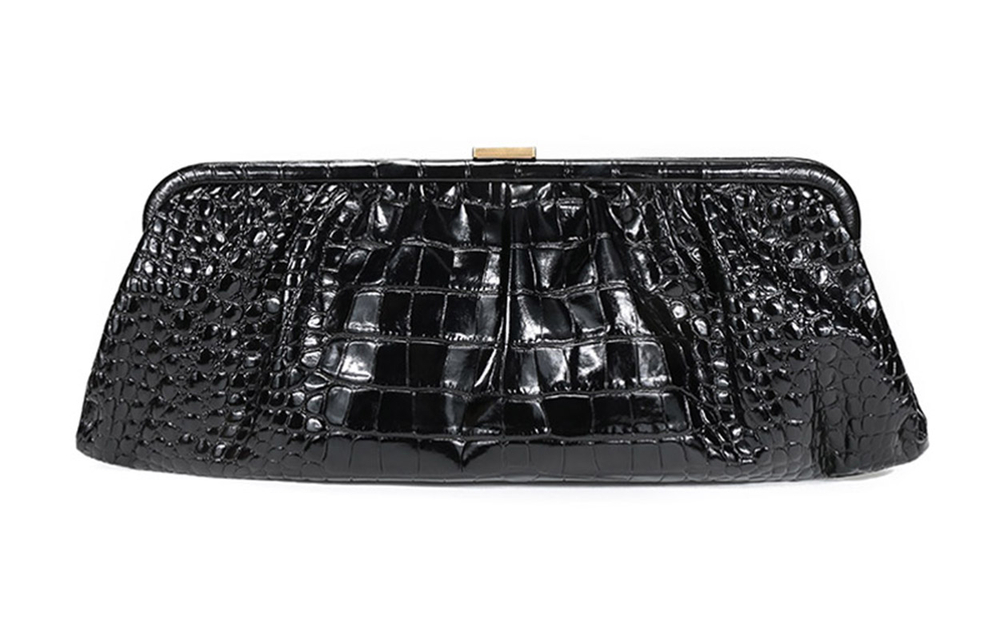 Balenciaga Leather Shoulder Bag, Clutch Regular Women"s Black