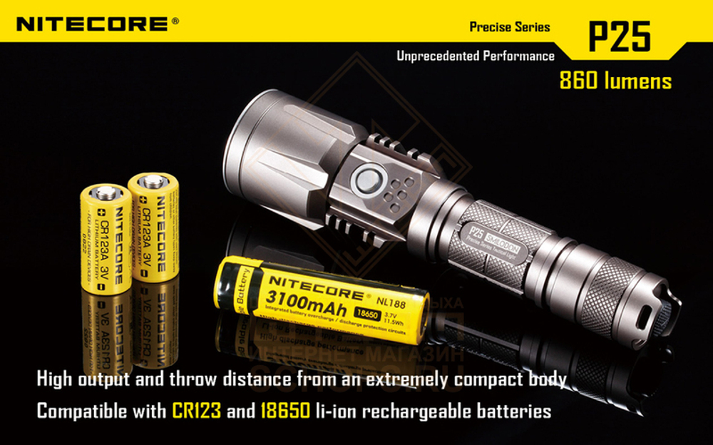 Фонарь Nitecore P25