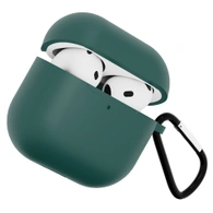 Чехол для Airpods 4 Gurdini силиконовый зеленый лес