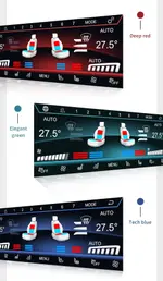 Сенсорная панель климата BMW 5-серия G30 2017-2023 - Kuberg ZF-2025-G30 c 8.8" LCD (ЖК) экраном