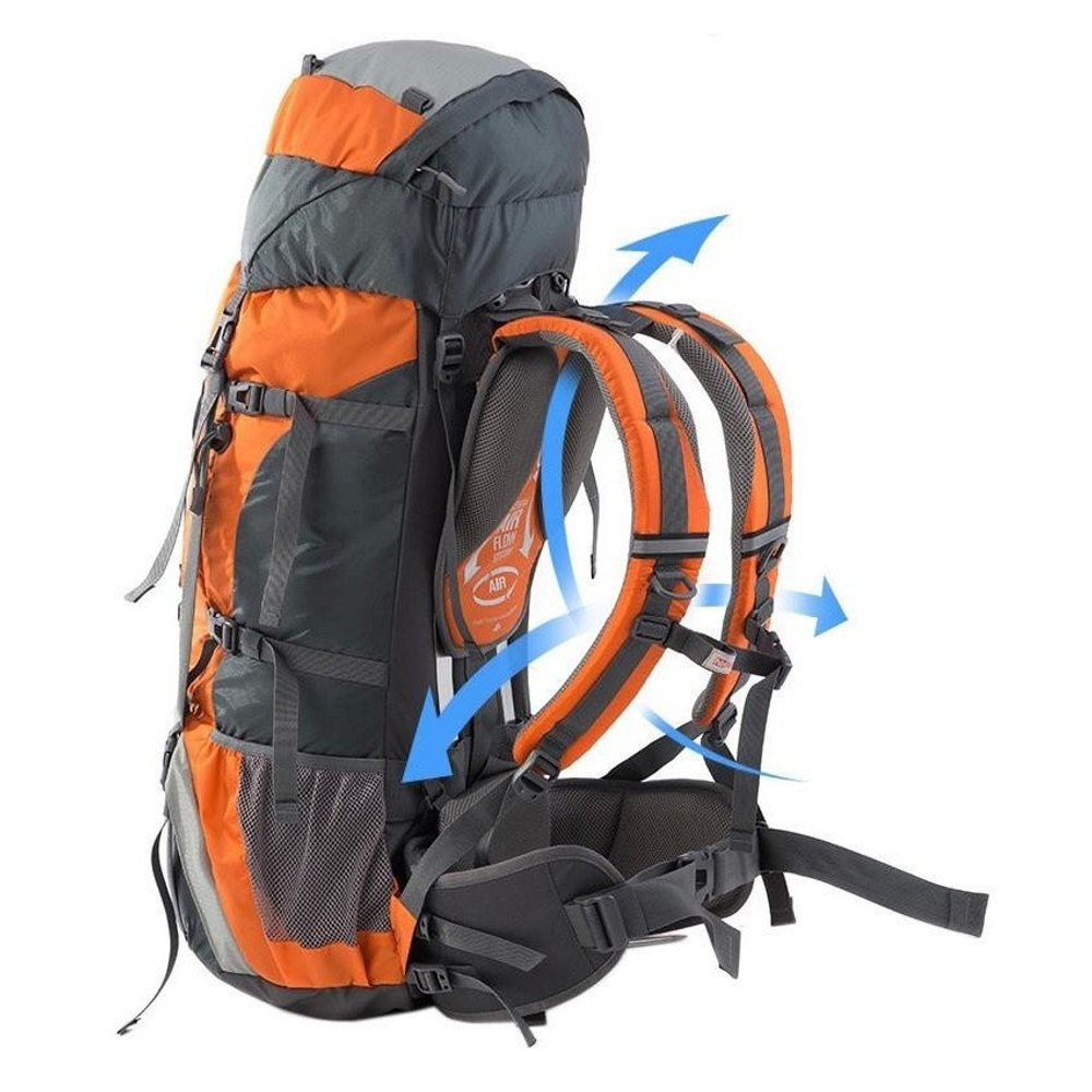 Рюкзак Naturehike Discovery 70 л, артикул NH70B070-B, цвет Оранжевый. Под заказ.