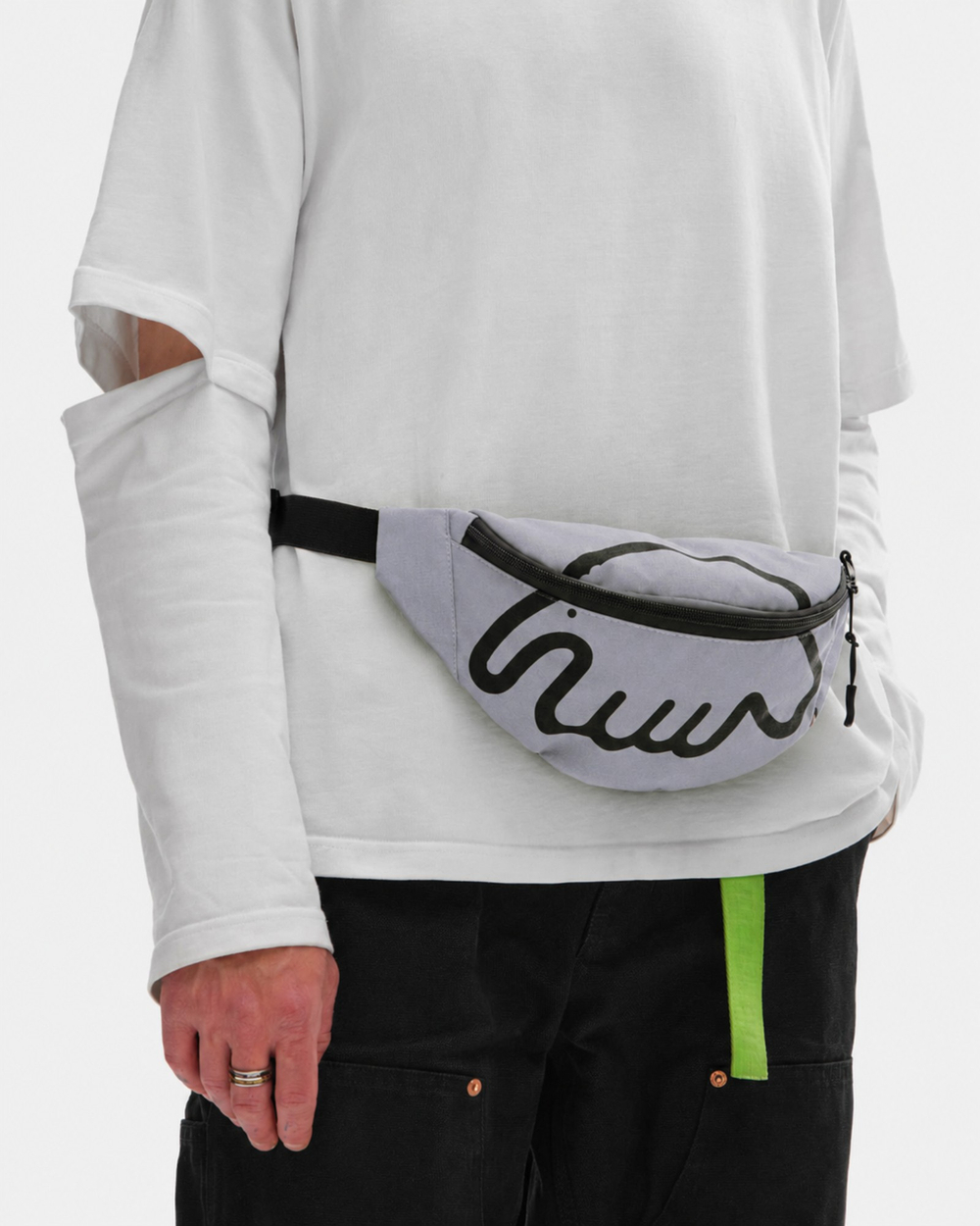 Поясная сумка Anteater Waistbag Light Серебро