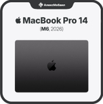 Apple MacBook Pro 14" (M6, 2026), 16GB/1TB