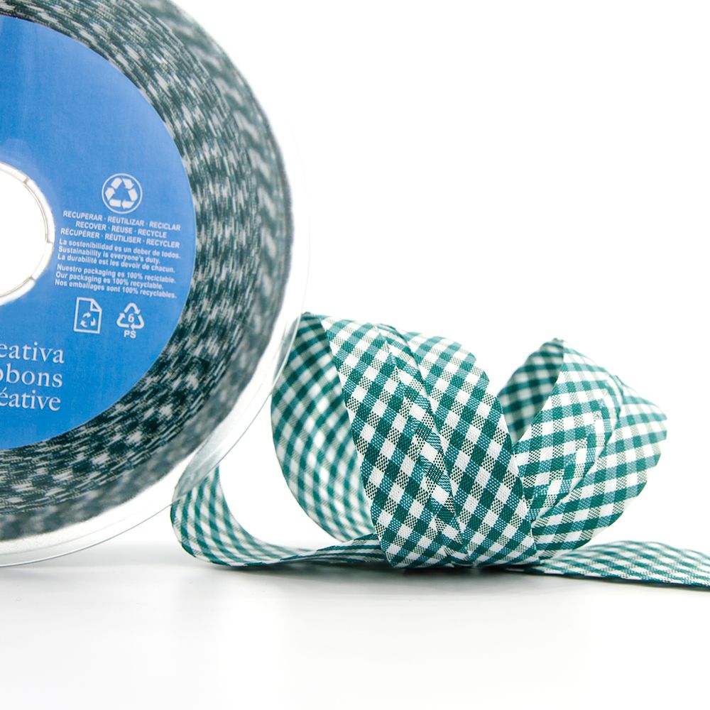 Косая бейка с рисунком 30 мм / 25 метров, диз.5400, 43, Safisa (Spiral)