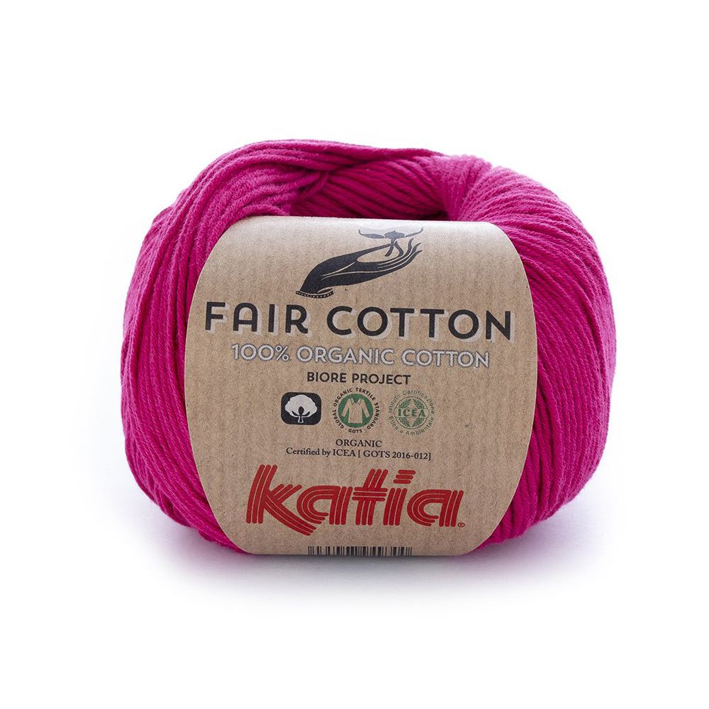 Пряжа Katia (Катя) Fair Cotton / уп.10 мот. по 50 г, 155 м, 1018.46