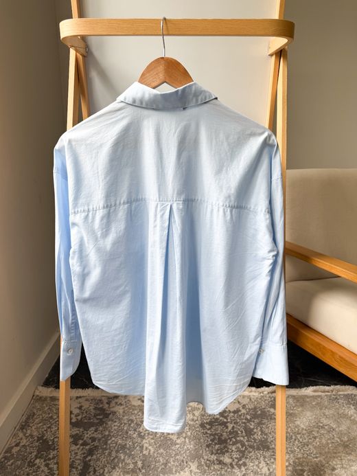 Хлопковая рубашка Zara, XS