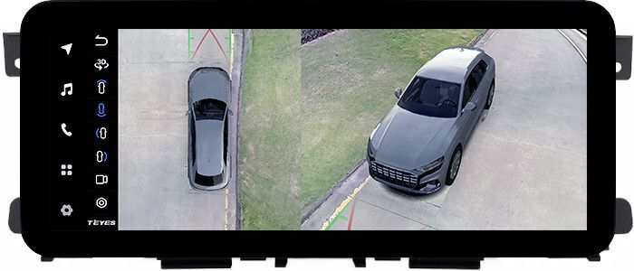 Магнитола для Nissan Patrol Y62, Infiniti QX56/QX80 2010-2017 (поддержка Bose и 360, рамка тип 1) - Teyes LUX ONE 360 монитор 12.3" 2K QLED на Android 10, Быстрая, CarPlay, 4G SIM-слот, 4 камеры в комплекте