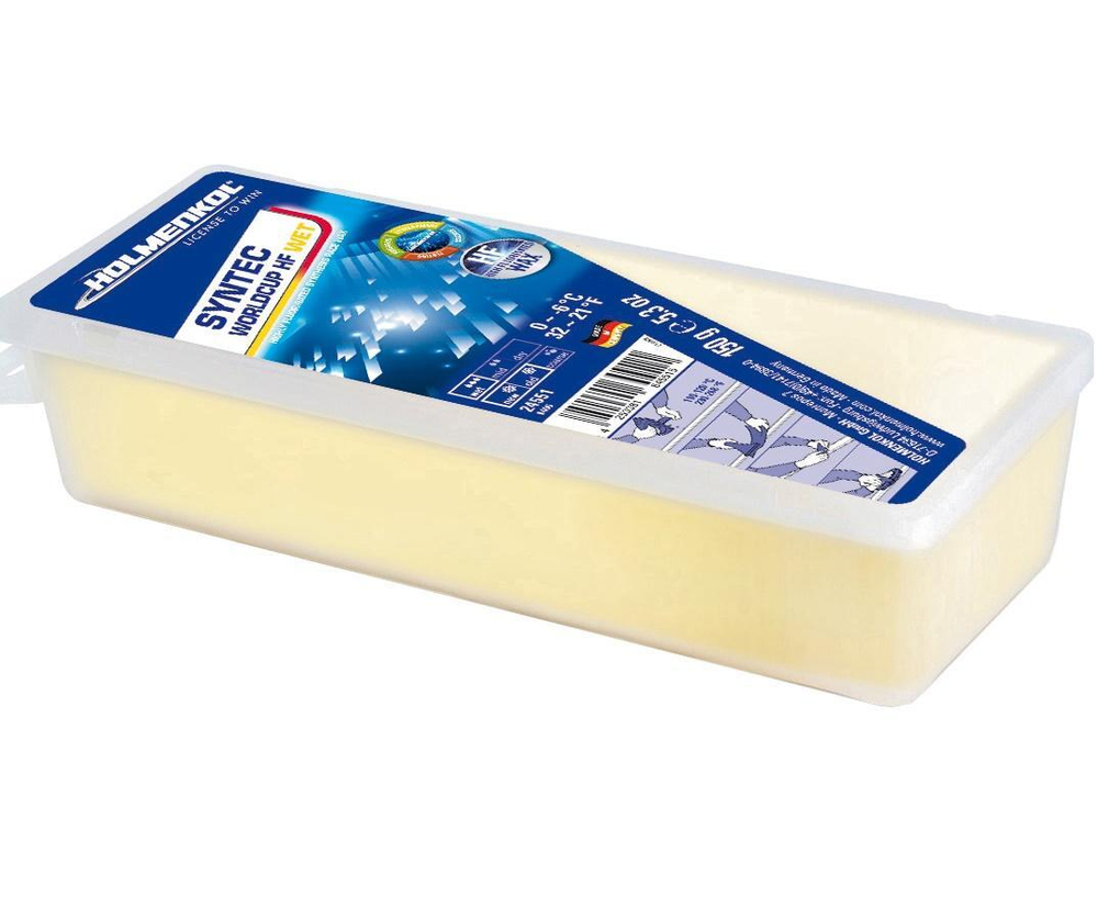 Парафин HOLMENKOL SYNTEC World Cup HF 2.0 WET, (0-6 C), 150 г	24201