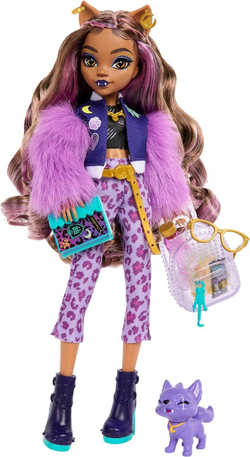 Кукла Монстер Хай Клодин Базовая / Clawdeen with pet