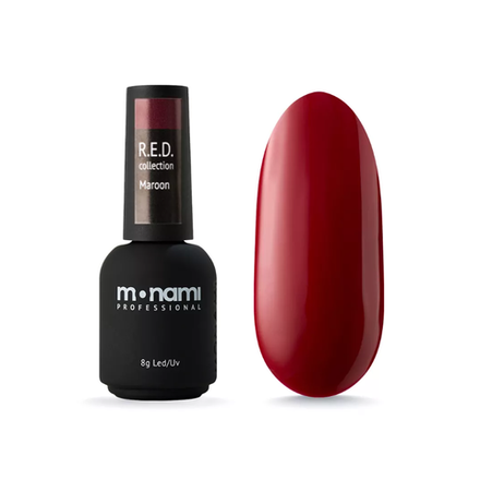 Monami R.E.D гель-лак Maroon, 8мл