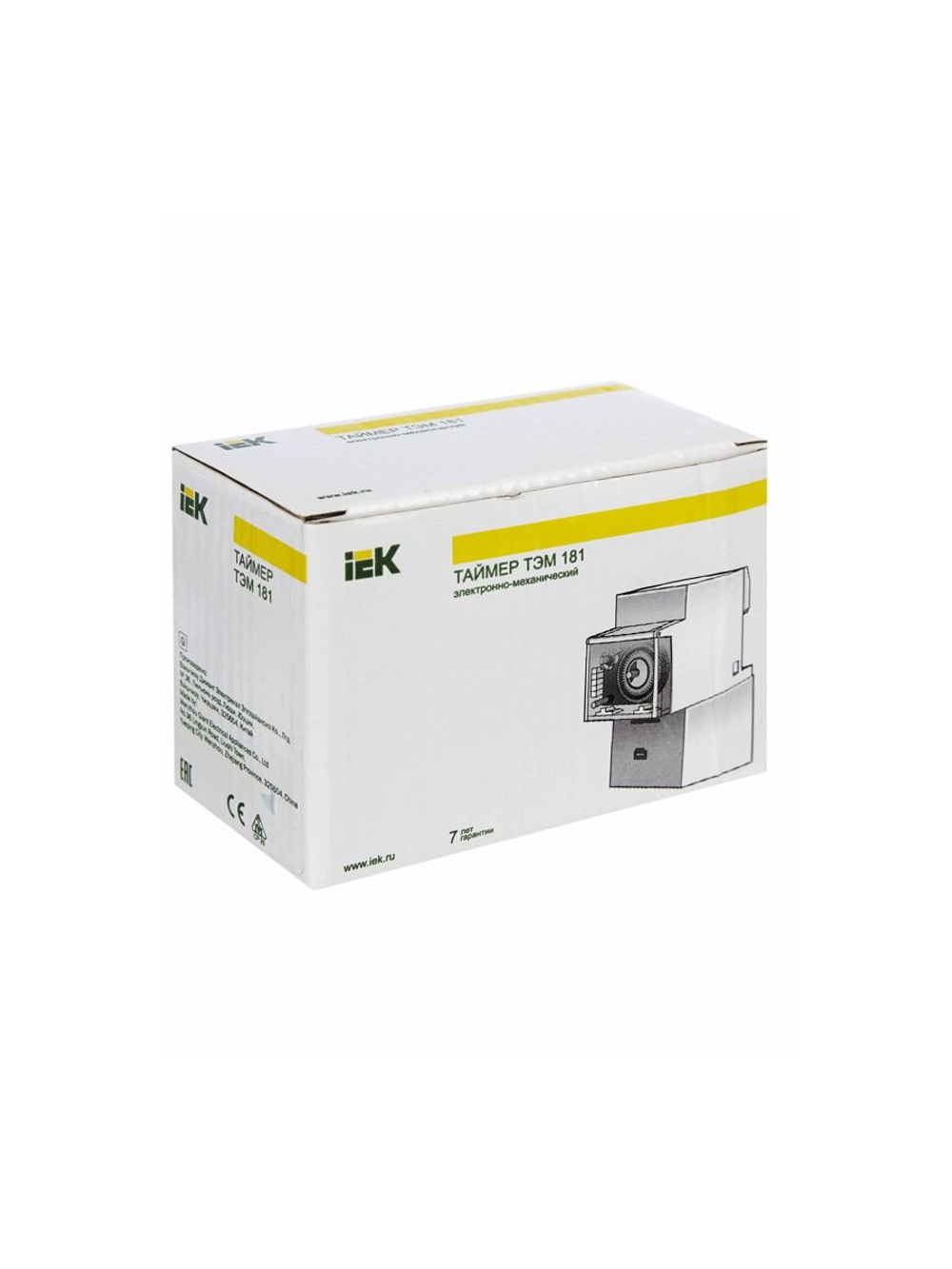 Таймер аналоговый ТЭМ-181 16А 230В на DIN-рейку KARAT IEK MTA20-16