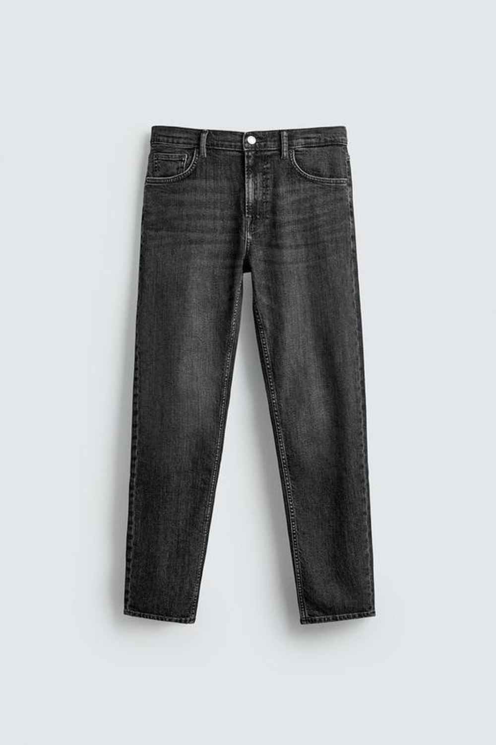 ZARA ДЖИНСЫ SLIM FIT БАЗОВЫЕ, СЕРЫЙ