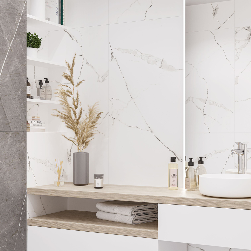 Керамогранит CULTO WHITE MARBLE 60*120 матовый, упаковка 1,44м2