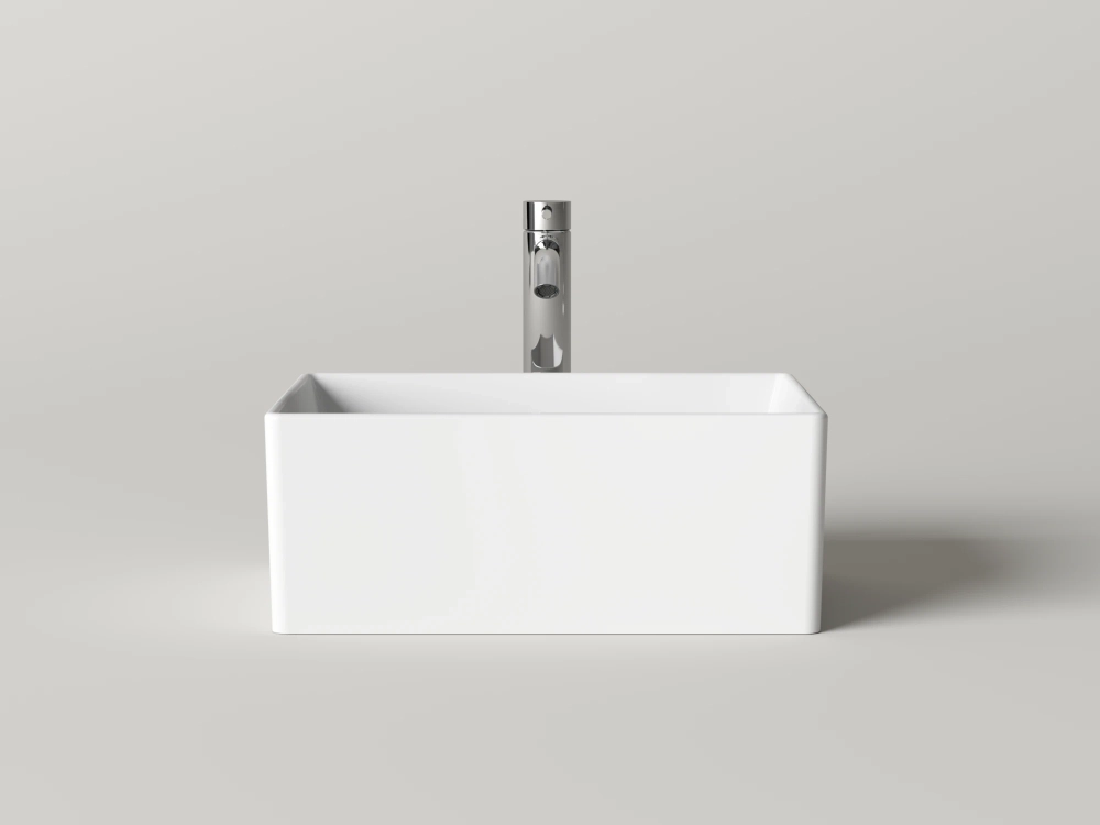 Раковина накладная Ceramicanova Адель (Adele) 400x300x160 белый, CN6091