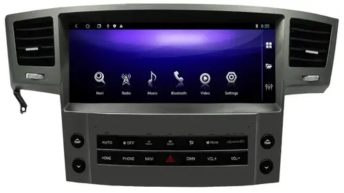 Магнитола для Lexus LX570 2007-2015 - Kuberg KP-L1209 на Android 13, Быстрая, CarPlay, 4G SIM-слот