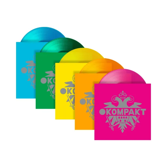 Various Artists – Kompakt 500 (Blue,Green,Yellow,Orange,Pink,Picture) - 5LP