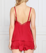 пижамы ditsy lace Tommy Hilfiger - красный(UW0UW03848)