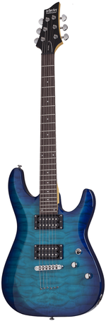 Schecter C-6 PLUS OCEAN BLUE BURST