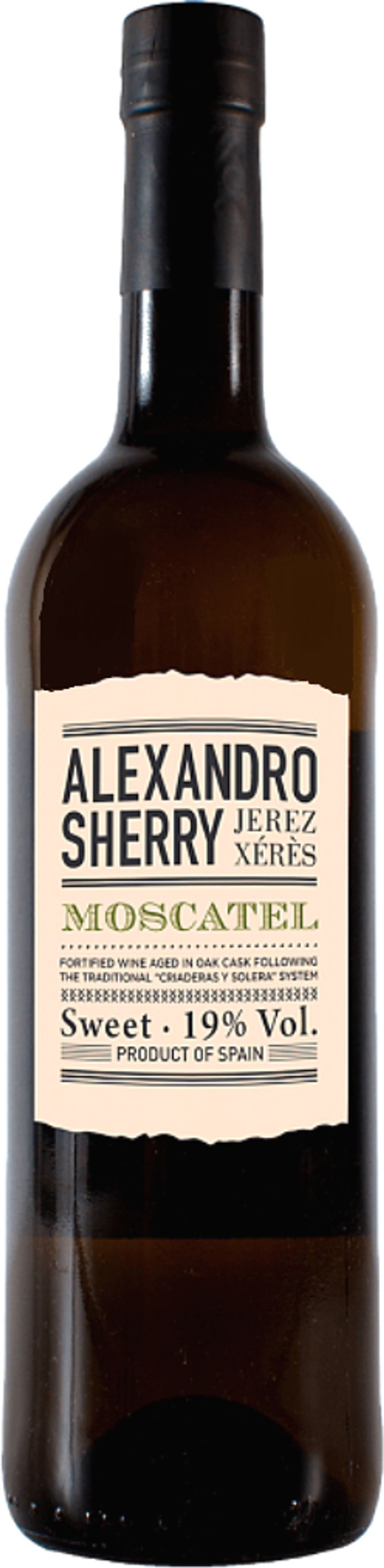Херес Alexandro Sherry Moscatel, 0.75 л