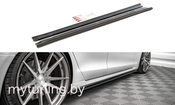 Сплиттеры накладок на пороги для TESLA Model S (16-...)